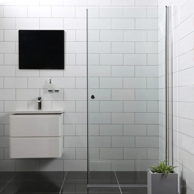 Bathlife Allsidig dusjdør, 90 cm, klart glass, krom profil | 40728453 Bathlife Allsidig dusjdør, 90 cm, klart glass, krom profil | 40728453