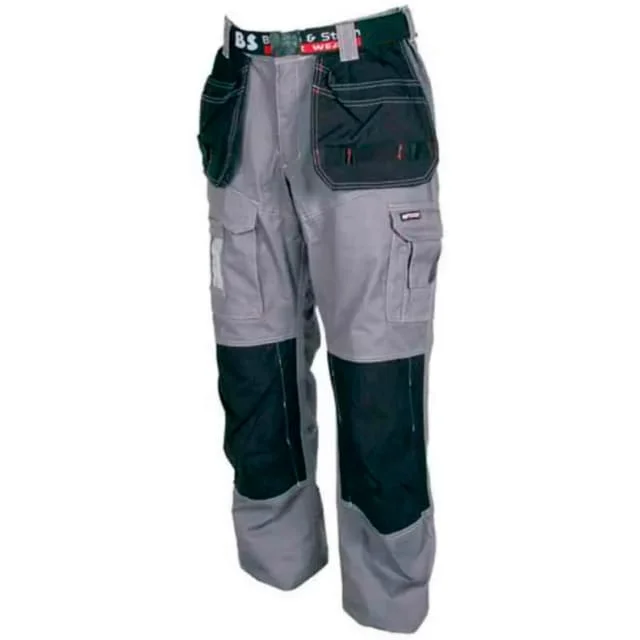 Bekken & Strøm håndverksbukse Drevsjø, unisex, str. KB56, grå/sort | 678212 Bekken & Strøm håndverksbukse Drevsjø, unisex, str. KB56, grå/sort | 678212