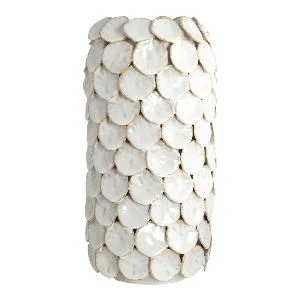 Dot vase 30 cm hvit v:9251458