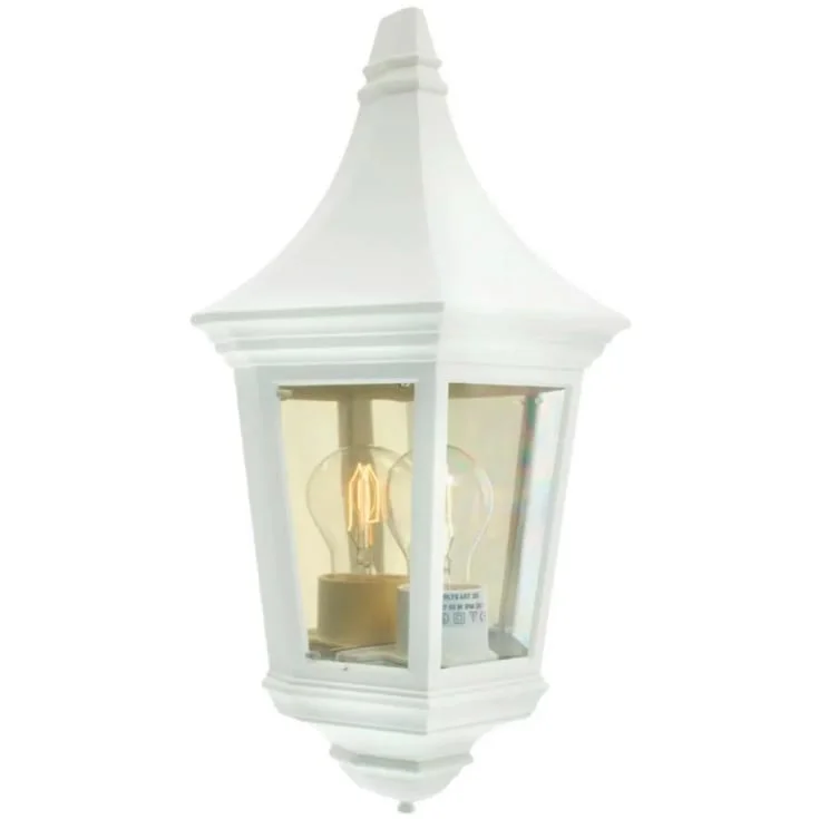 Norlys Venedig 261 vegglampe, LED max 9W, E27, IP54, hvit | 3183031
