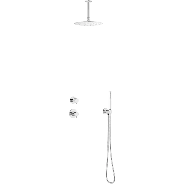 Damixa Silhouet DS2 dusjsett, vannbesparende, krom | 5704800