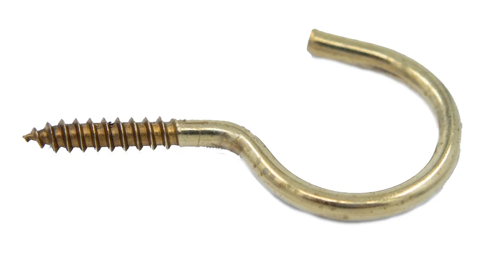 Skruekrok 3,0x40mm Messing v:8349102
