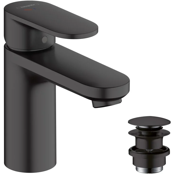 Hansgrohe Vernis Blend 100 servantbatteri, matt sort | 71589670