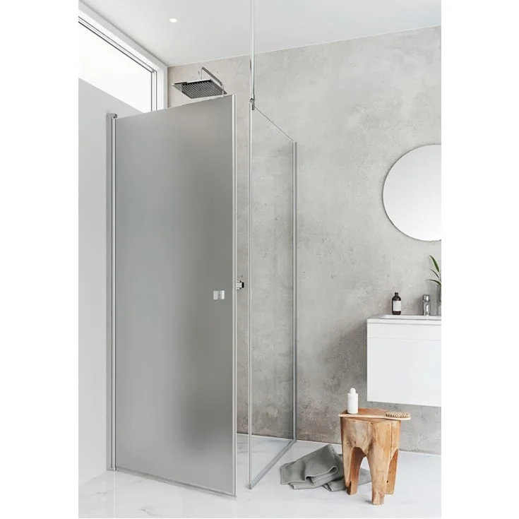 Hafa Igloo Pro dusjhjørne, 90×70 cm, frostet glass, aluminium profil | 1450570 Hafa Igloo Pro dusjhjørne, 90×70 cm, frostet glass, aluminium profil | 1450570