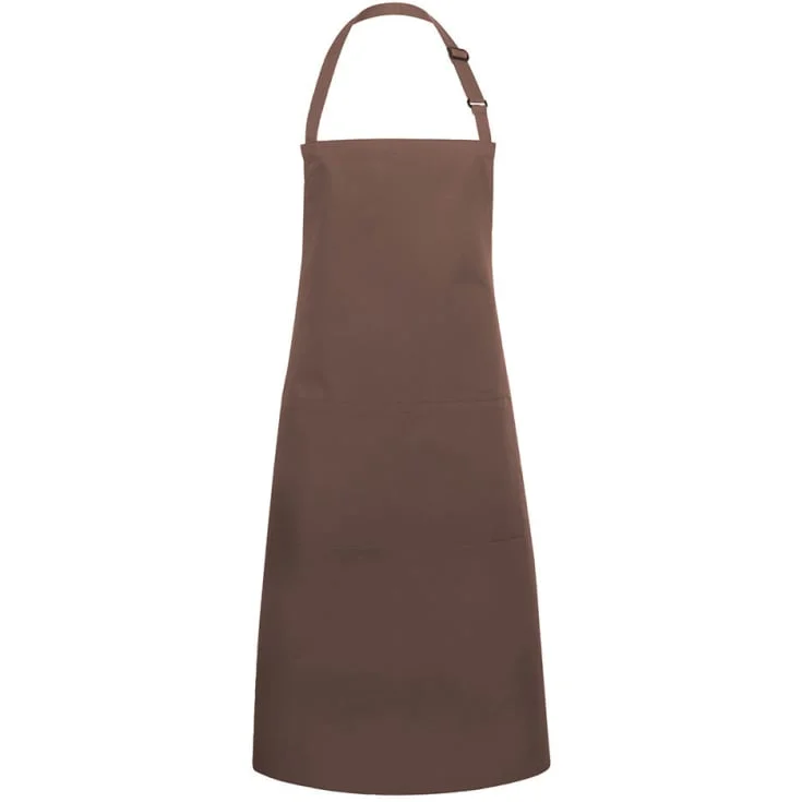 Karlowsky Basic forkle med lommer, brun, onesize | BLS5-28_ONESIZE Karlowsky Basic forkle med lommer, brun, onesize | BLS5-28_ONESIZE