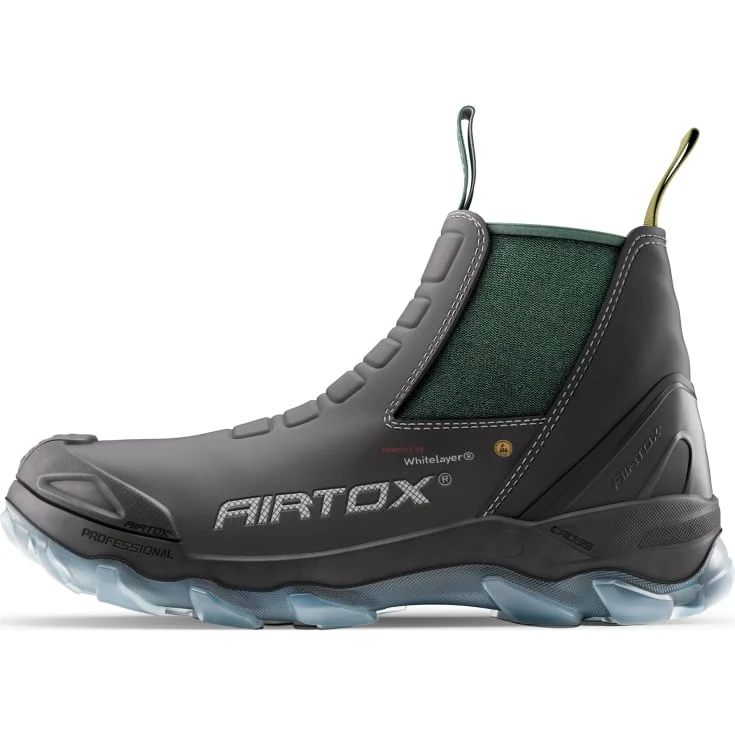 Airtox GLC vernestøvletter, S3, sort/grønn, str. 39 | GLC_39