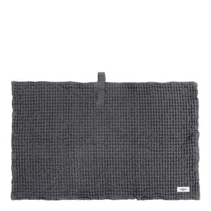 Big Waffle badematte 80×55 cm mørkegrå v:2667372 Big Waffle badematte 80×55 cm mørkegrå v:2667372