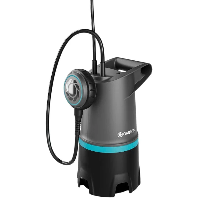 Gardena Urent vann nedsenkbar pumpe, basic 20 000 l/t, med flottørbryter | 9017-47