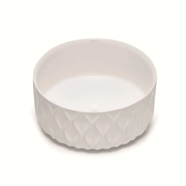 Bathco Sand waves toppmontert servant, 36×36 cm, hvit matt | 4170 Bathco Sand waves toppmontert servant, 36×36 cm, hvit matt | 4170