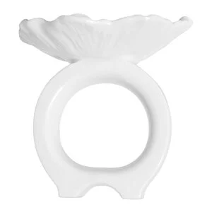 Flora serviettring 6 cm hvit v:2652244 Flora serviettring 6 cm hvit v:2652244