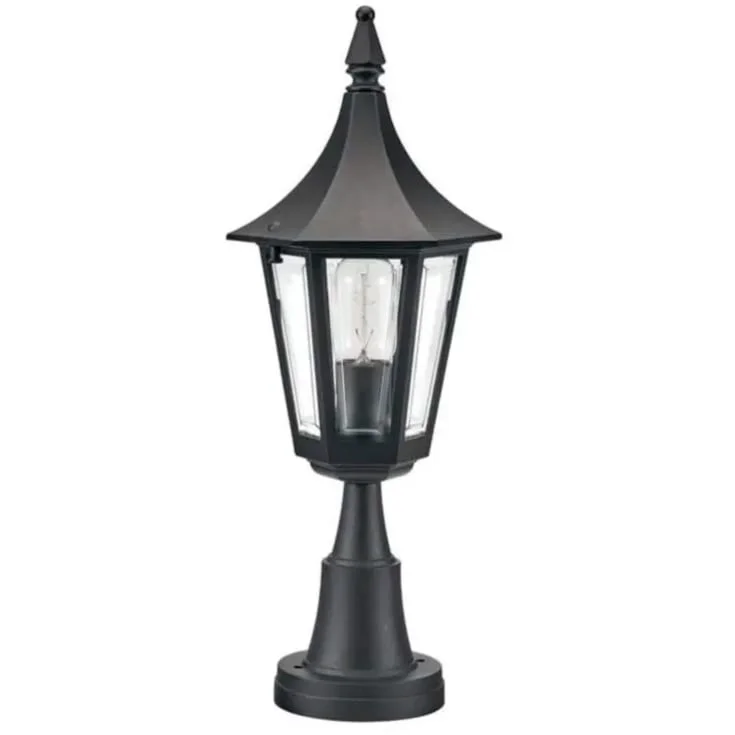 Norlys Rimini 250 portstolpe, LED max 9W, E27, IP54, sort | 3101725 Norlys Rimini 250 portstolpe, LED max 9W, E27, IP54, sort | 3101725