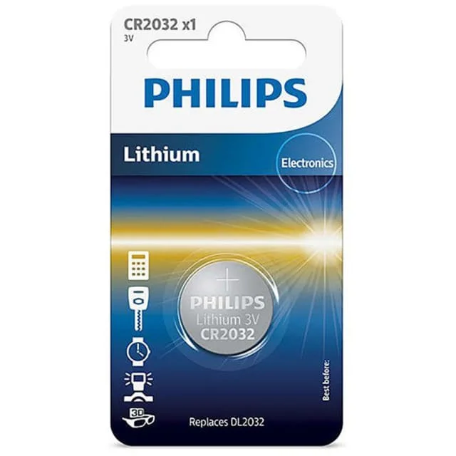 20 stk Philips Lithium CR2032 batteri | CR2032-01B 20 stk Philips Lithium CR2032 batteri | CR2032-01B