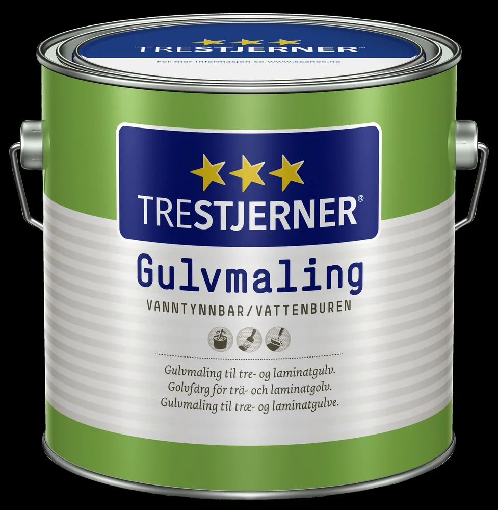 Gulvmaling halvblank hvit 3l v:4253497 Gulvmaling halvblank hvit 3l v:4253497