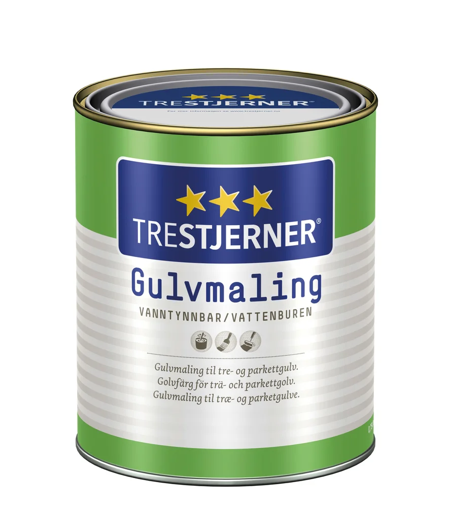 Gulvmaling halvblank klar hvit base 0.68l v:4124511 Gulvmaling halvblank klar hvit base 0.68l v:4124511