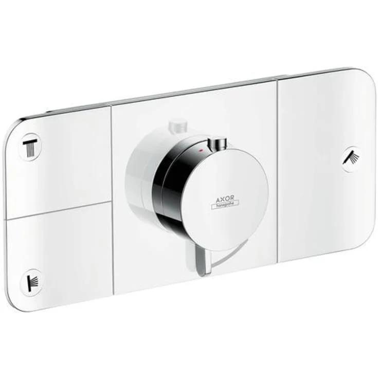 Axor One Termostat, med 3 utløp, for innbygging, krom | 45713000 Axor One Termostat, med 3 utløp, for innbygging, krom | 45713000