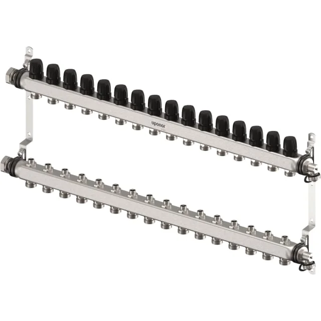 Uponor Vario S 1" gulvvarmefordeler, 15 kretser | 1140877