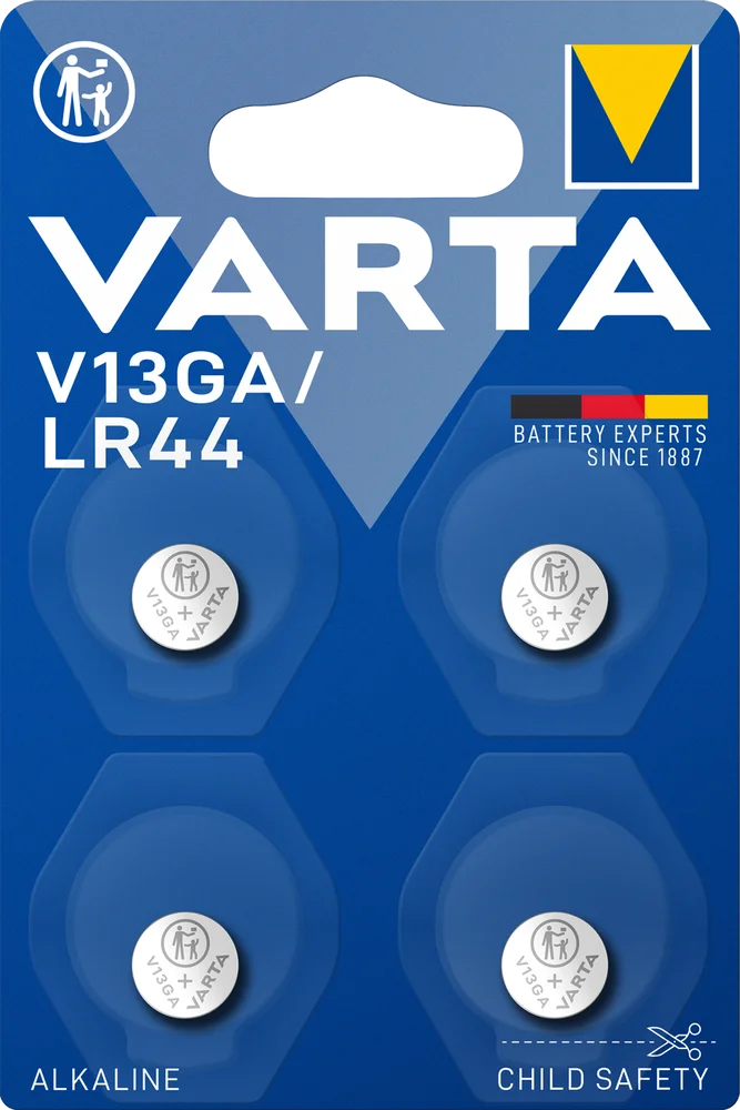 Batteri ALKALINE Special V13GA/LR44 4stk v:1656339