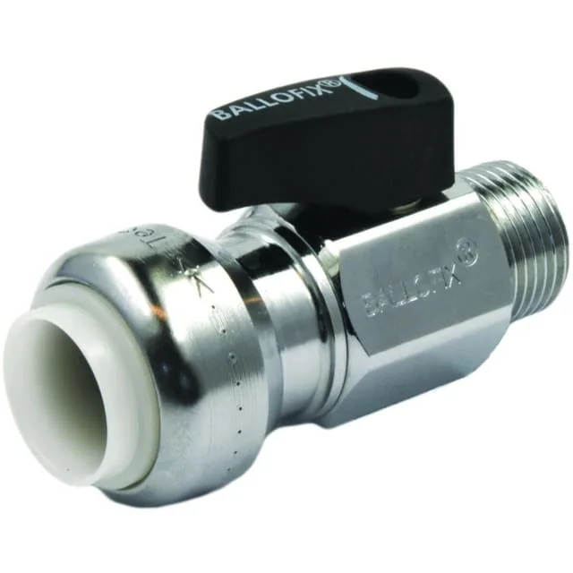 Ballofix Push, 15 mm x 3/8", nippel/push m/grep | 5608723
