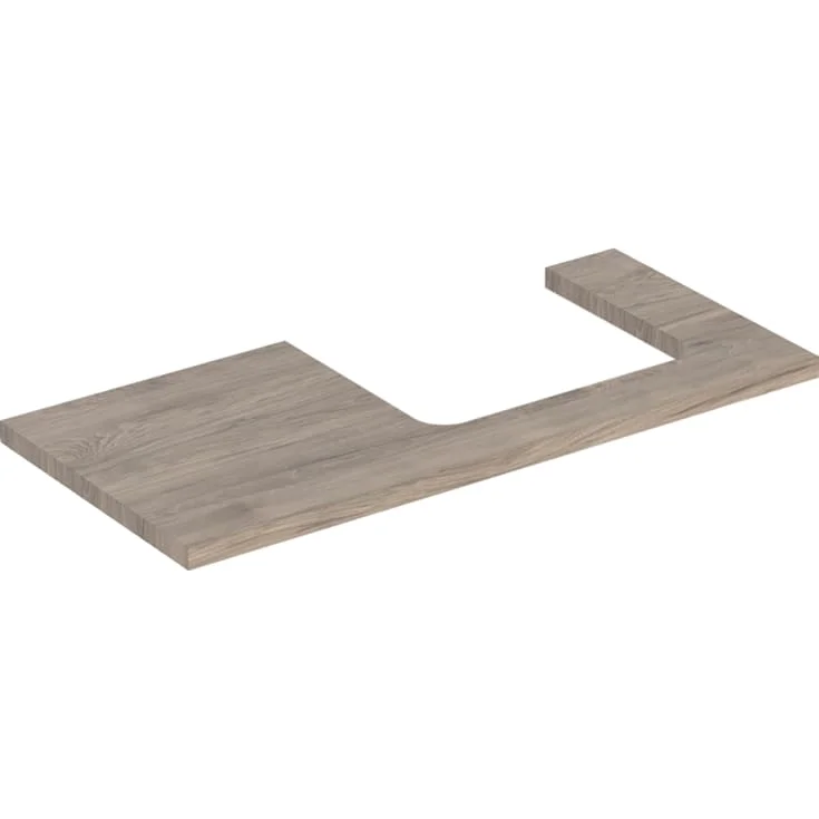 Geberit One benkeplate, 104,2×47,3 cm, valnøtt | 505.324.00.6 Geberit One benkeplate, 104,2×47,3 cm, valnøtt | 505.324.00.6