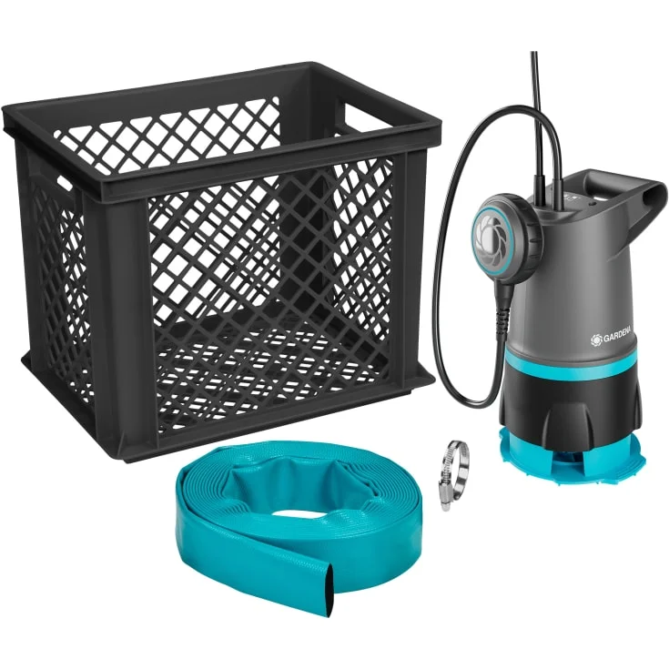 Gardena Basic dreneringspumpe, automatisk start, 232x184x295 mm | 09019-47 Gardena Basic dreneringspumpe, automatisk start, 232x184x295 mm | 09019-47