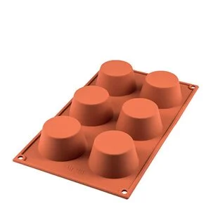 Silikonform muffins 6 stk 6,9×3,5 cm v:5771430 Silikonform muffins 6 stk 6,9×3,5 cm v:5771430