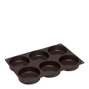 Flexiform BurgerBun bakeform til 6 stk hamburgerbrød à 10 cm v:8448480 Flexiform BurgerBun bakeform til 6 stk hamburgerbrød à 10 cm v:8448480