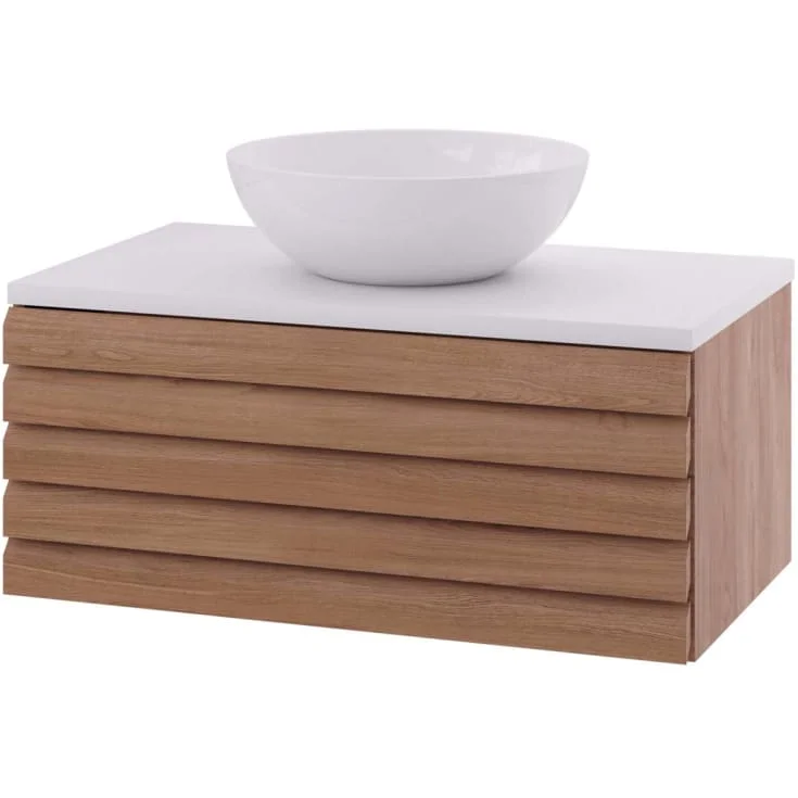Linn Bad Selma servantskap, 1 Skuff, 80×45,7×33,4 cm, eikestav | 160518ST