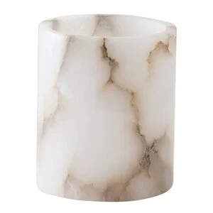 Alabaster telysholder M 12 cm v:2681856 Alabaster telysholder M 12 cm v:2681856