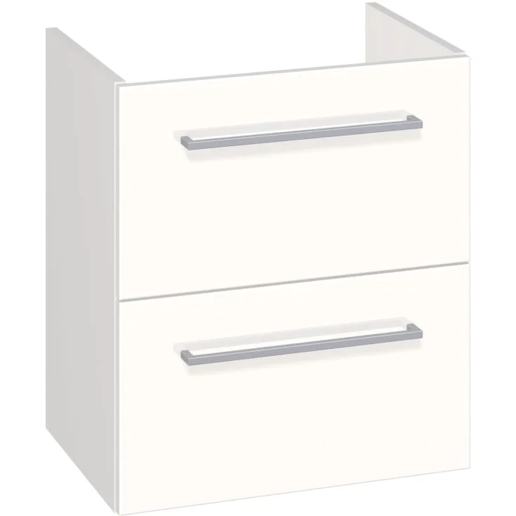 Dansani Mido+ servantskap, 50x35 cm, hvit | P24-1012