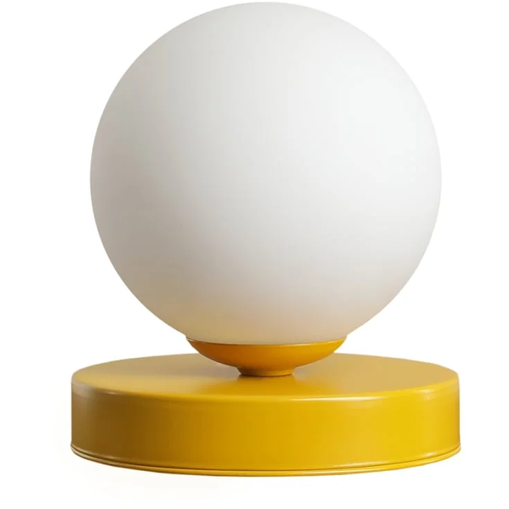 Aldex Ball bordlampe, gul, Ø17 cm | AL1076B14-S Aldex Ball bordlampe, gul, Ø17 cm | AL1076B14-S