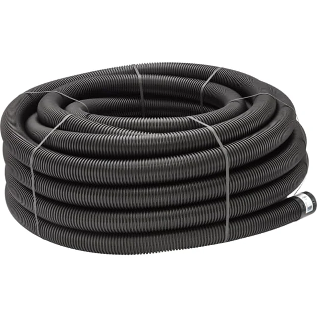 50 meter Uponor PE-dreneringsrør 92/80 mm, svart | 1136271