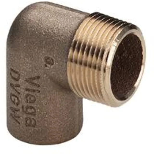 10 stk Messing lodde albue muffe/nippel, 18 mm x 1/2" – 90° | 4092G018004000 10 stk Messing lodde albue muffe/nippel, 18 mm x 1/2" – 90° | 4092G018004000
