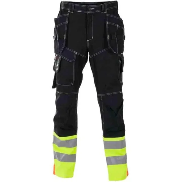 Bekken & Strøm Drevsjø håndverksbukse, HiVis kl.1, unisex, str. KB50, sort/gul | 678591 Bekken & Strøm Drevsjø håndverksbukse, HiVis kl.1, unisex, str. KB50, sort/gul | 678591