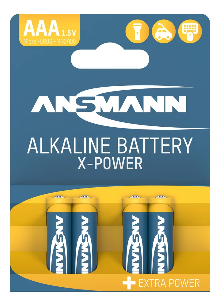 Batteri alkaline AAA 4stk XPower v:6377781 Batteri alkaline AAA 4stk XPower v:6377781