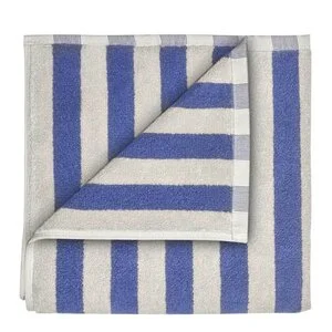 Arto håndhåndkle 100×50 cm beige/blå brede striper v:6785297 Arto håndhåndkle 100×50 cm beige/blå brede striper v:6785297