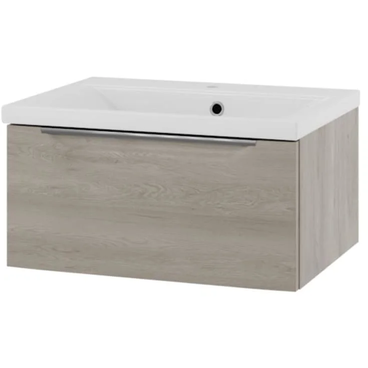 Linn Bad Mari servantskap, 1 skuff, 60×45,6×28,5 cm, senter, lys eik | 1202061S Linn Bad Mari servantskap, 1 skuff, 60×45,6×28,5 cm, senter, lys eik | 1202061S