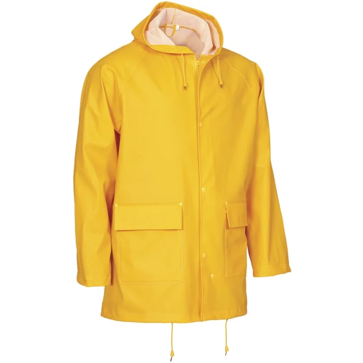 Elka Outdoor regnjakke PU/PVC, gul, str. 3XL | 306600-008_3XL Elka Outdoor regnjakke PU/PVC, gul, str. 3XL | 306600-008_3XL