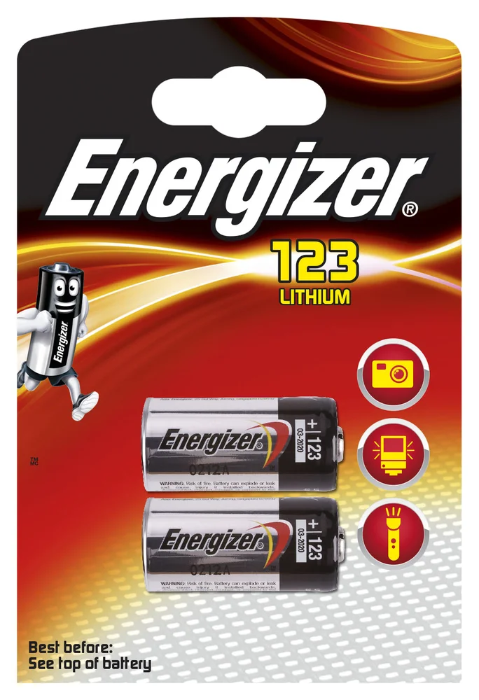 Batteri CR17345/123 3v 2stk v:6697121