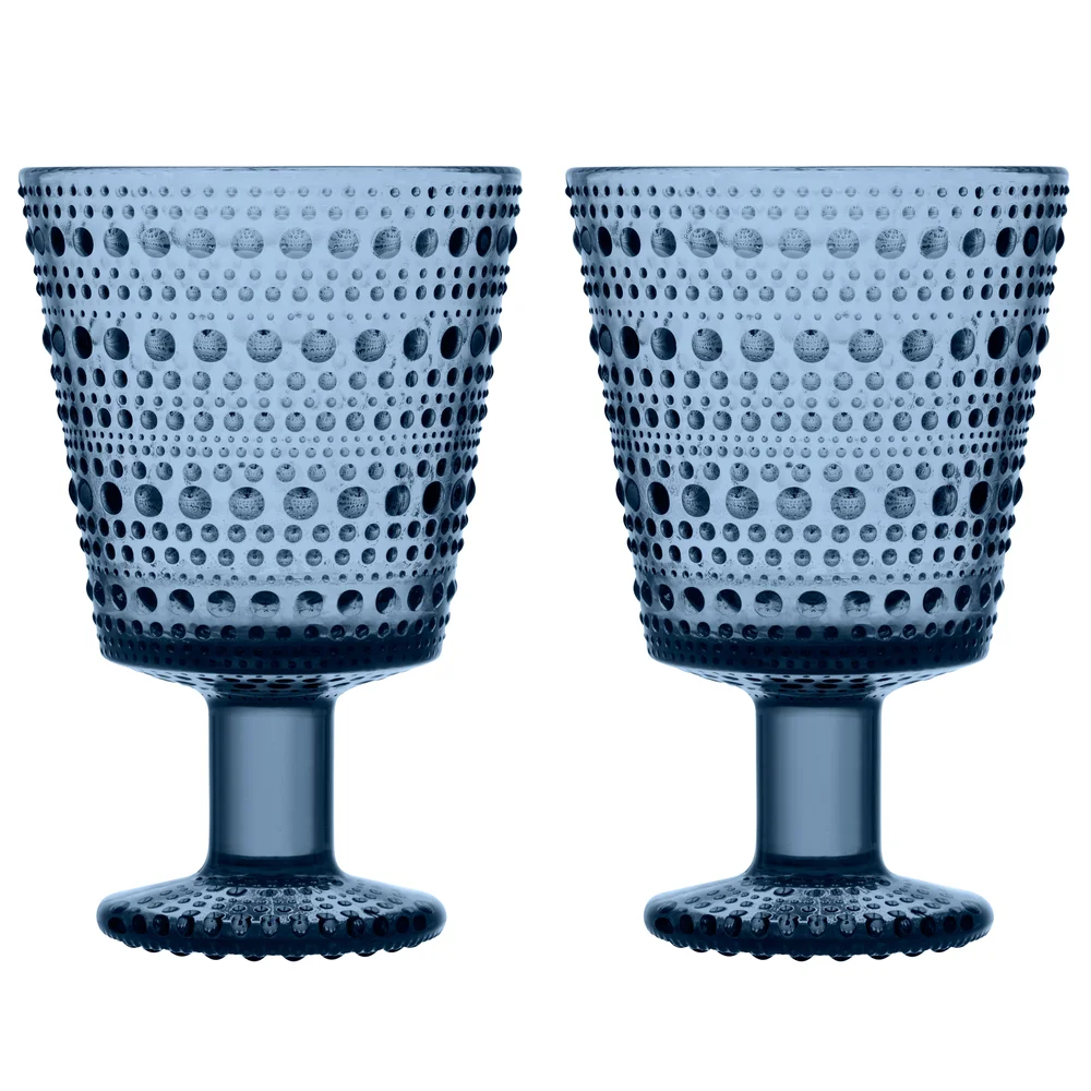 Kastehelmi drikkeglass på fot 26 cl 2 stk. v:5379415