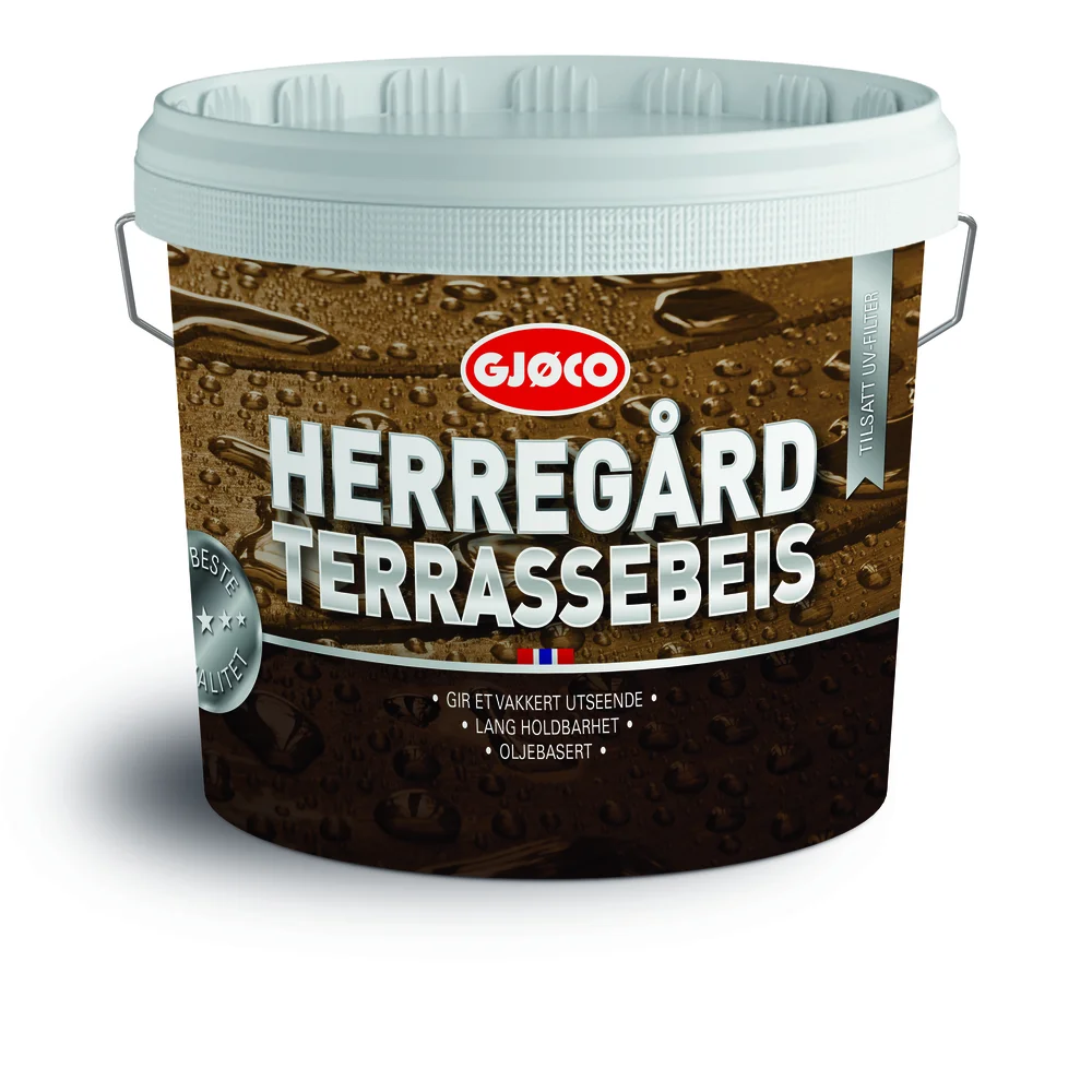Herregård Terrassebeis oljebasert gul base 2,,7l v:5174706