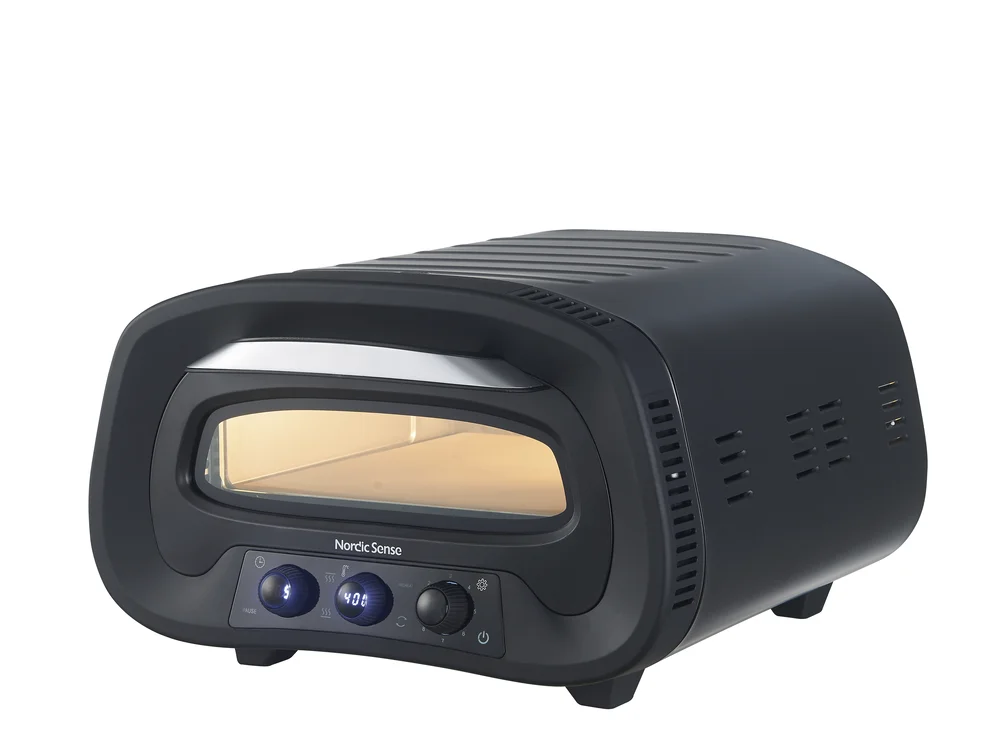 Pizzaovn elektrisk 1700W svart v:6582527