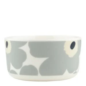 Unikko bolle 50 cl hvit/grå/sand/mørkblå v:8986797