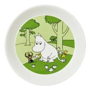Asjett 19 cm Mummitrollet grønn v:3229147 Asjett 19 cm Mummitrollet grønn v:3229147