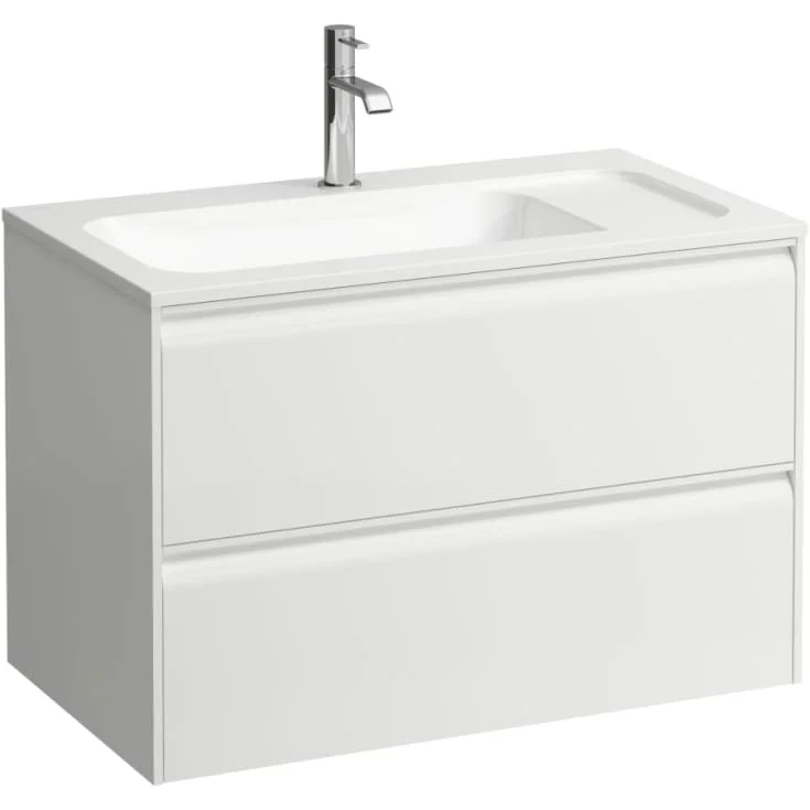 Laufen Meda møbelpakke, 77,5×44,5 cm, matt hvit | 782249040+pakke+782249740 Laufen Meda møbelpakke, 77,5×44,5 cm, matt hvit | 782249040+pakke+782249740