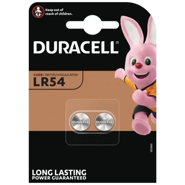 Duracell LR54 batterier, 2 stk. | 3386