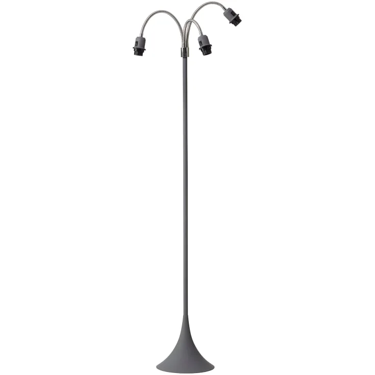 Nielsen LIght Trafik gulvlampe med 3 armer (eksl. lampeskjermer), soft grå | 300640 Nielsen LIght Trafik gulvlampe med 3 armer (eksl. lampeskjermer), soft grå | 300640