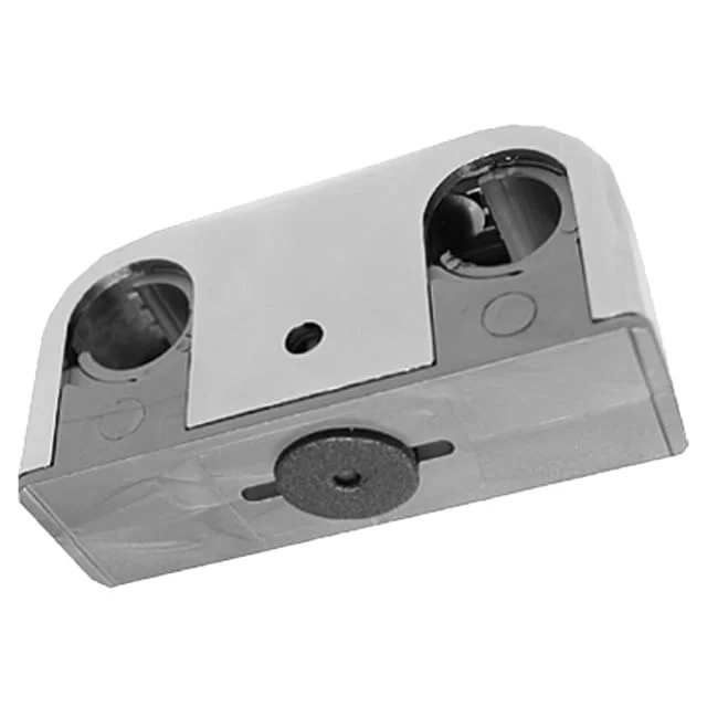 10 stk Purus dobbel rørbærer, C/C 60 mm, Ø22-28 mm, krom | 042853-028