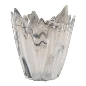 Alvo telysholder 12,5 cm grå/hvit v:9024667 Alvo telysholder 12,5 cm grå/hvit v:9024667