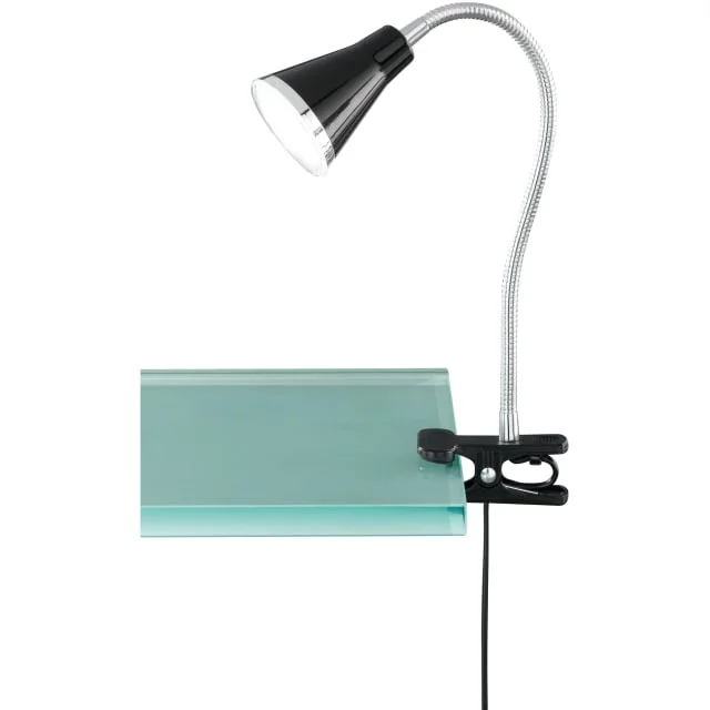Trio Lighting Arras klypelampe, svart | R22711102