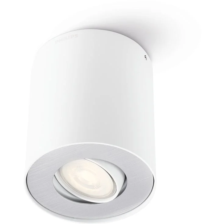 Philips myLiving Pillar utenpåliggande downlight, hvit | 915001808003